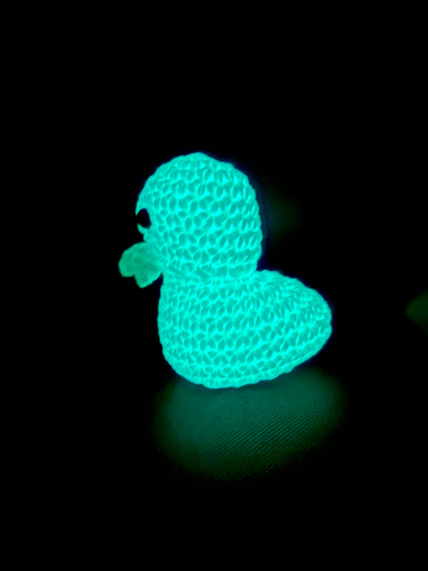 Glow in the Dark Crochet Duck