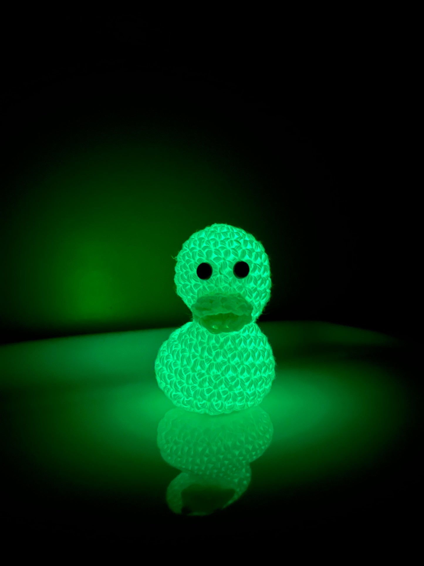 Glow in the Dark Crochet Duck