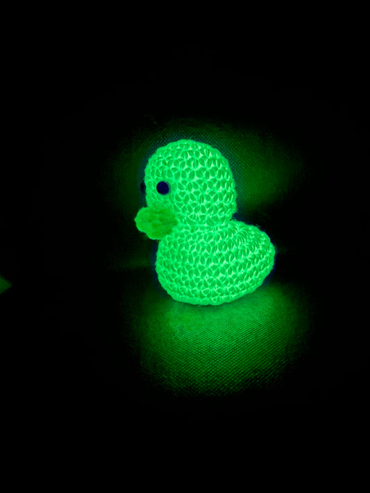 Glow in the Dark Crochet Duck